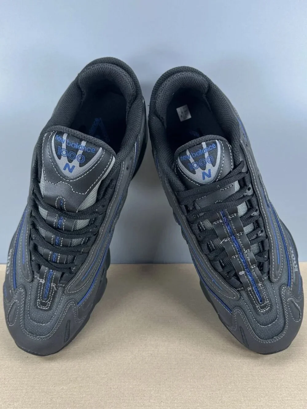 Men's New Balance 1000 Shoes - Black Grey Dark Royal Blue M1000JDC
